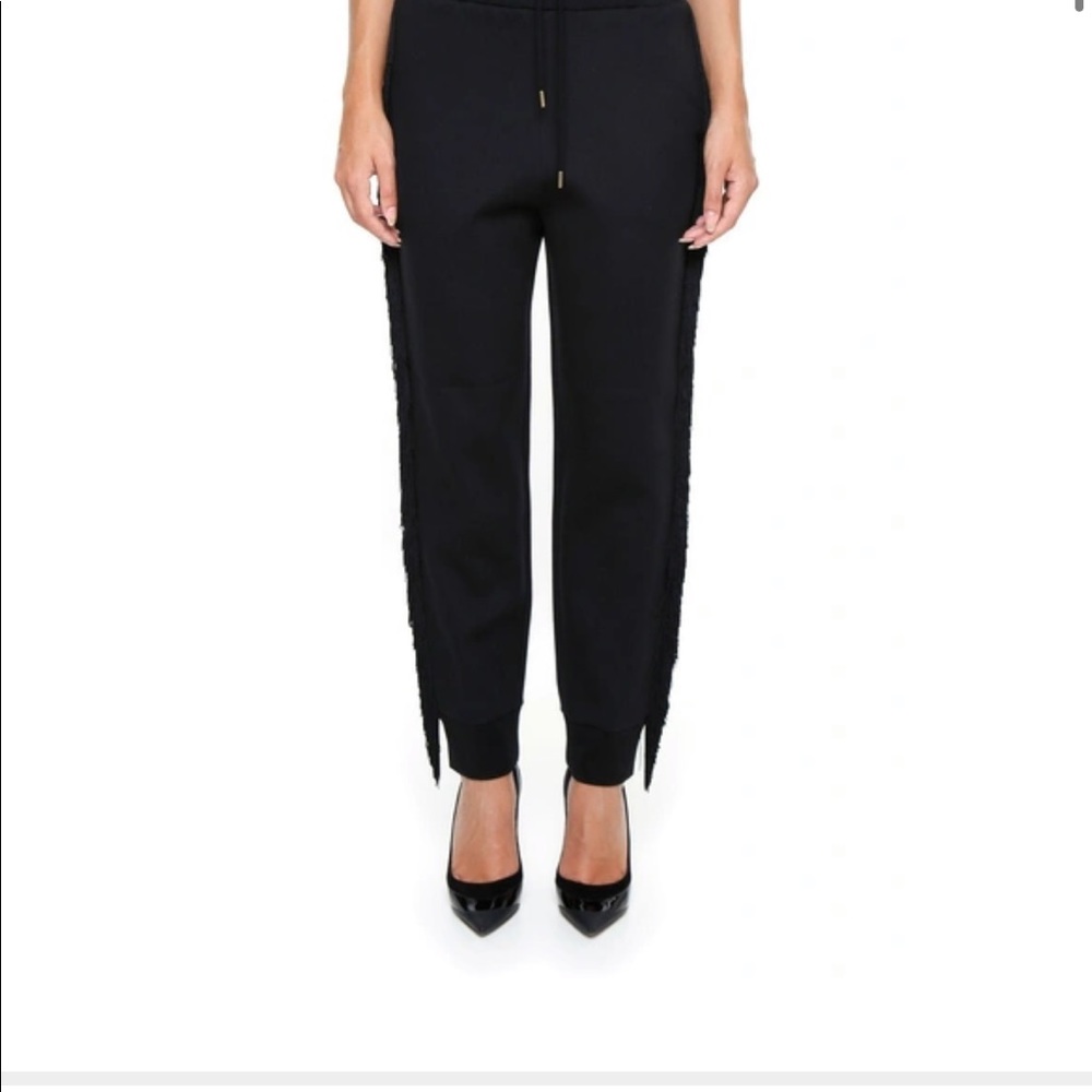 Stella McCartney Fringe Trim Accent Sweatpants